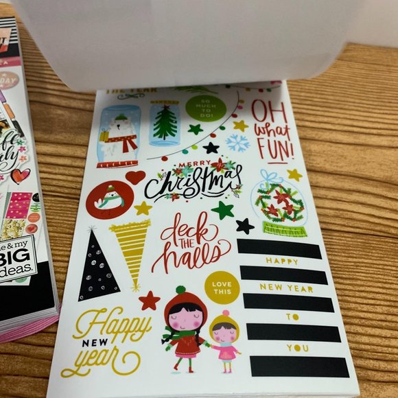 The Happy Planner Sticker Books Watercolor And Holidays Lot Of 2 - Picture 6 of 14